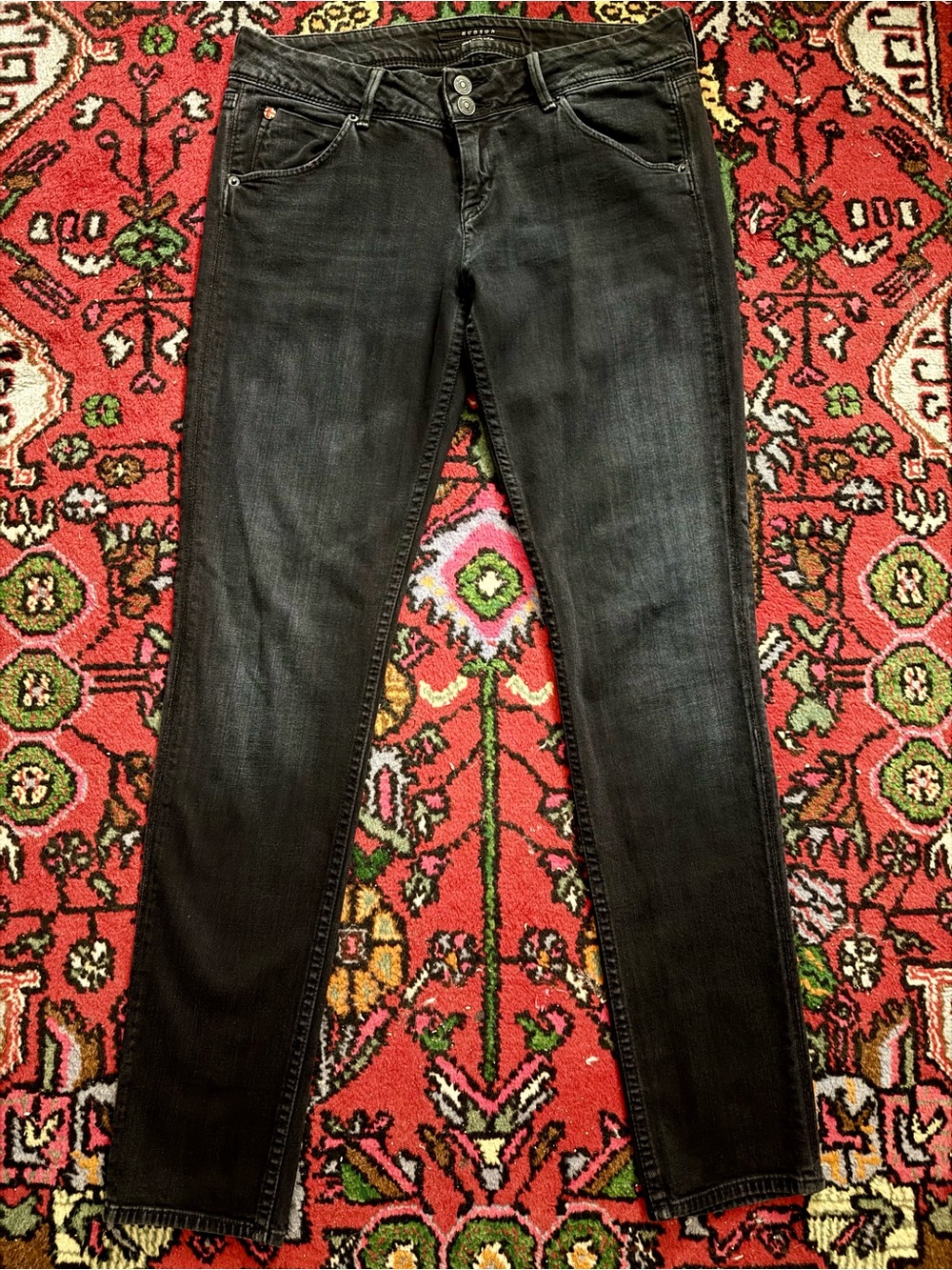 Hudson Jeans Made in the USA Black Slim Stretch Women's Jeans